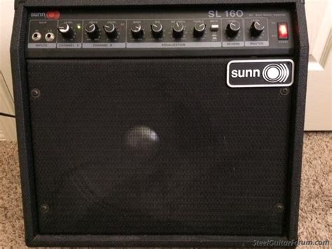 Sunn bass amp with pedal steel : The Steel Guitar 